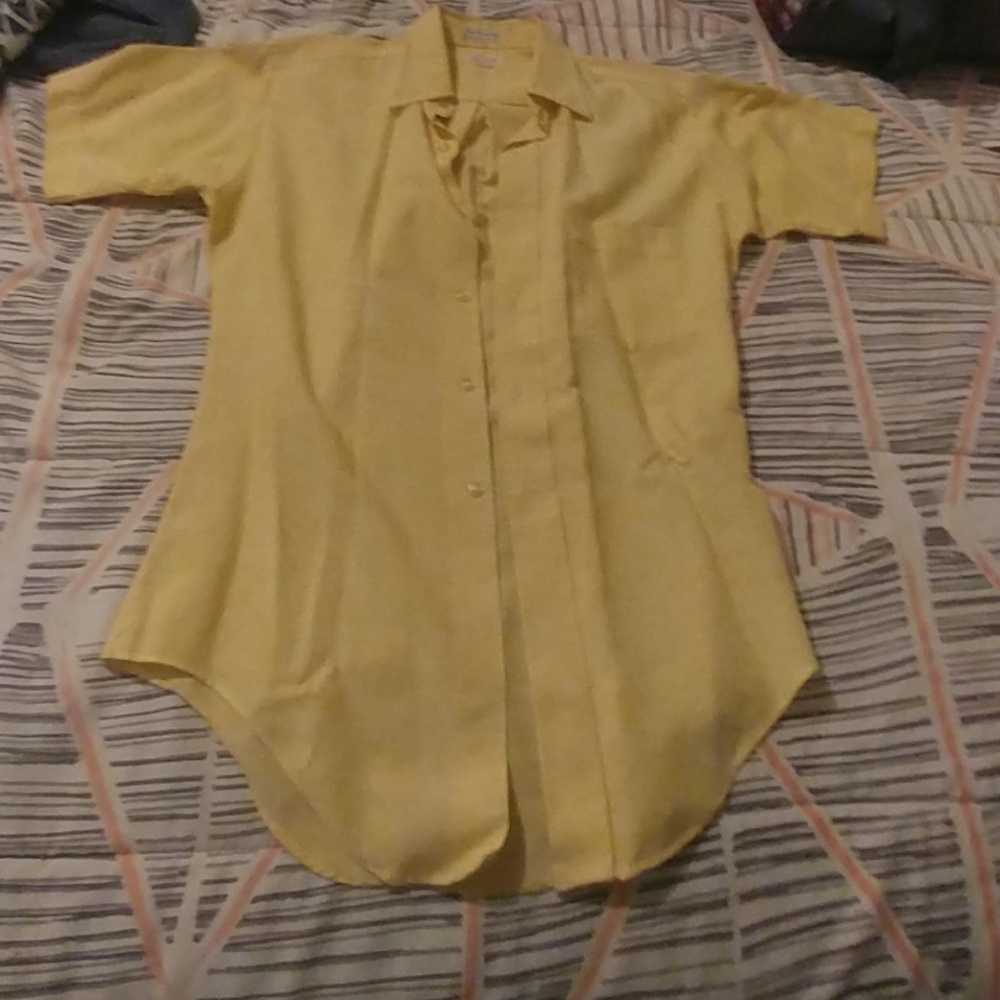 Mens Short sleeve button up